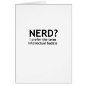 Nerd? Funny, geeky design Cards (Front)