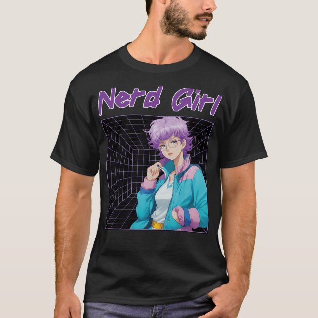Nerd Girl  T-Shirt (Front)