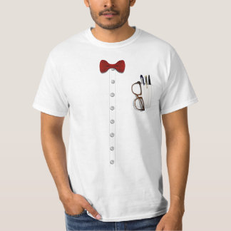 Nerd Glasses Bow Tie Costume T-Shirt