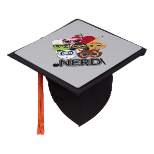 Nerd  graduation cap topper