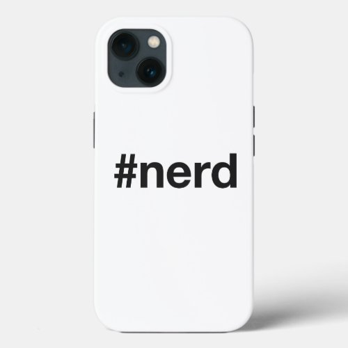 NERD Hashtag iPhone 13 Case