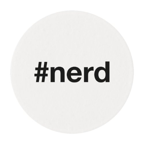 NERD Hashtag Edible Frosting Rounds