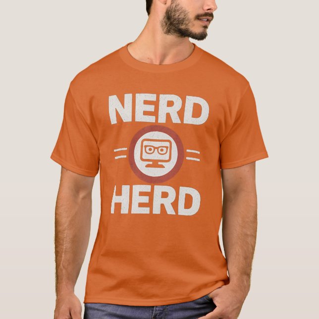 Nerd herd friend vintage T-Shirt (Front)