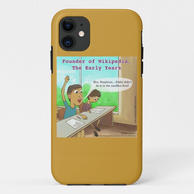 Nerd Kids Funny Cartoon iPhone5/5s Case (Back)