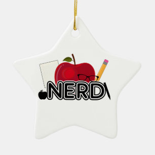 Nerd - Logo Ceramic Ornament