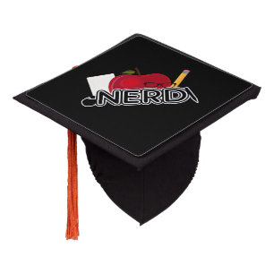 Nerd - Logo Graduation Cap Topper