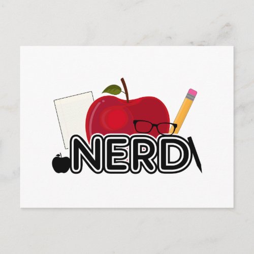 Nerd _ Logo Postcard