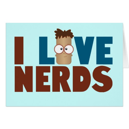 Nerd Love - Brown Cards (Front Horizontal)