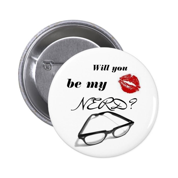 Nerd Love Pinback Button