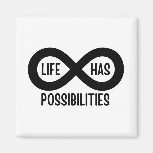 Nerd Mathematics Life Has Possibilities Magnet