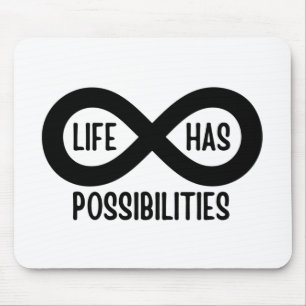 Nerd Mathematics Life Has Possibilities Mouse Pad