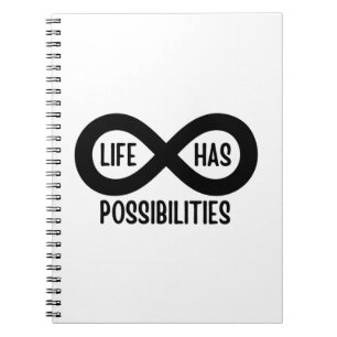 Nerd Mathematics Life Has Possibilities Notebook