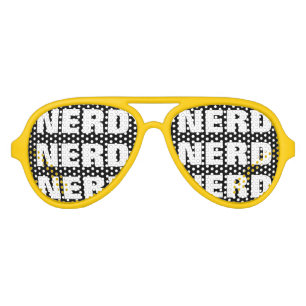 Nerd party shades   Funny sunglasses for geeks