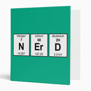 NErD Periodic Table 3 Ring Binder
