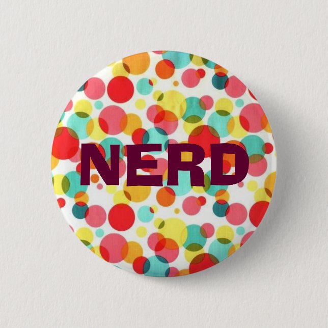 NERD PINBACK BUTTON (Front)