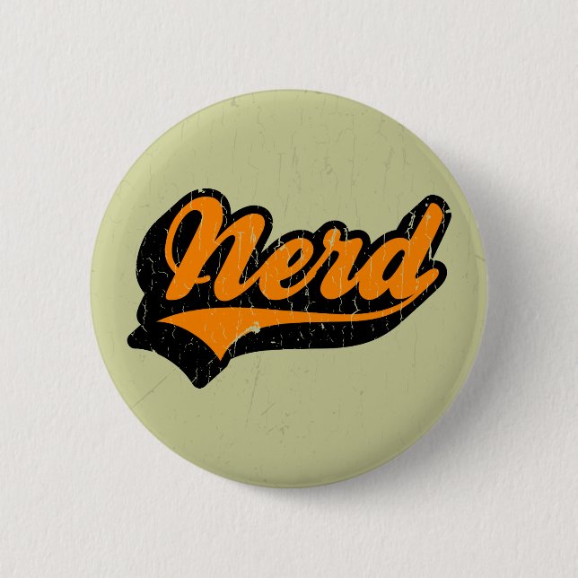 Nerd Pinback Button (Front)