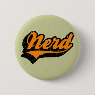 Nerd Pinback Button