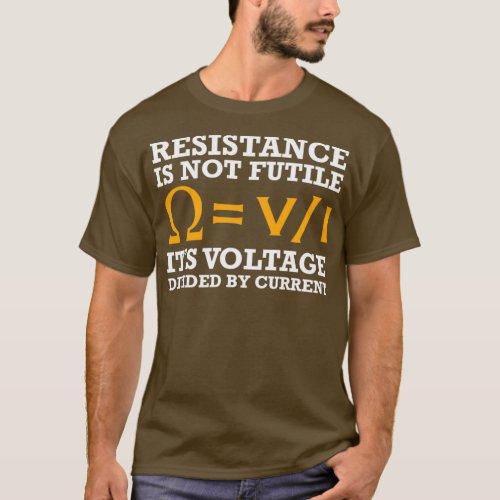 Nerd Resistance is not futile Funny Gift Idea  T_Shirt