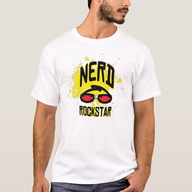 Nerd Rockstar T-shirt (Front)