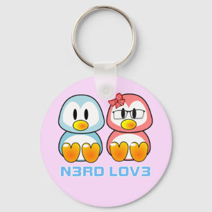 Nerd Valentine: Computer Geek Leet Speak Love Keychain