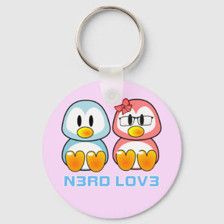 Nerd Valentine: Computer Geek Leet Speak Love Keychain