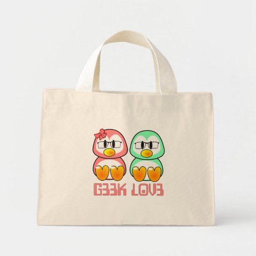 Nerd Valentine Computer Geek Leet Speak Love Mini Tote Bag