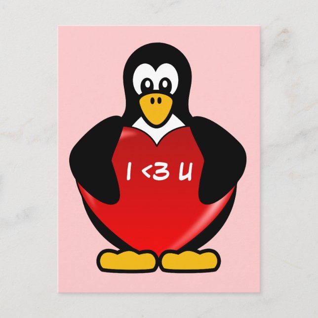 Nerd Valentine: This is how geeks say I love you Holiday Postcard (Front)