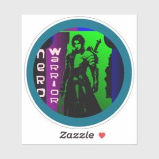 Nerd Warrior Sticker
