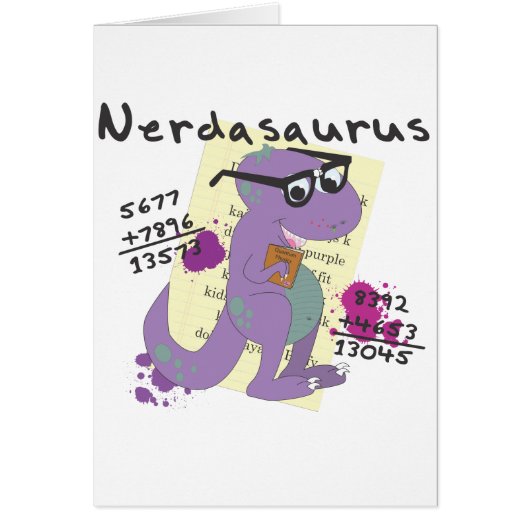 Nerdasaurs Cards (Front)