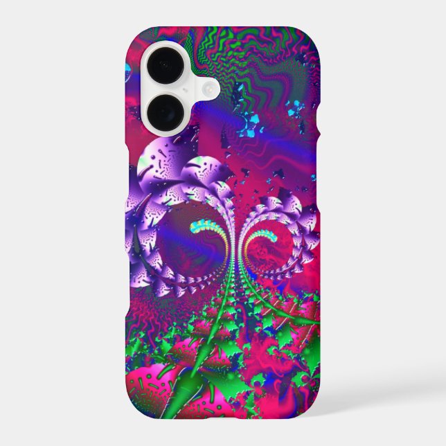 Nerdberries Psychedelic Fractal Iphone Case (Back)