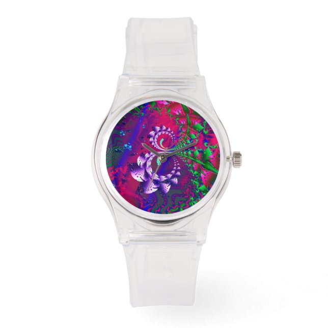 Nerdberries Psychedelic Fractal Watch (Front)