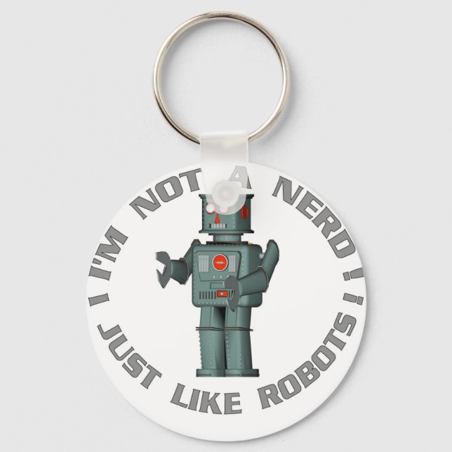 NerdBot Keychain (Front)