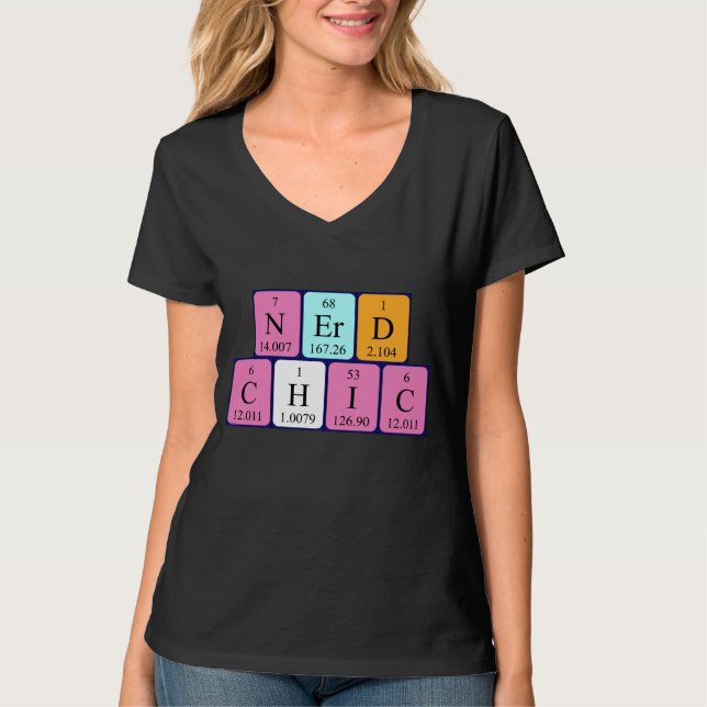 NerdChic periodic table phrase shirt (Front)