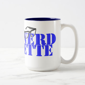 Nerdette Two-Tone Coffee Mug