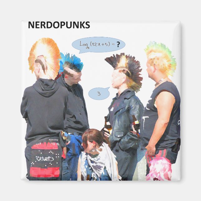 Nerdopunks Magnet (Front)