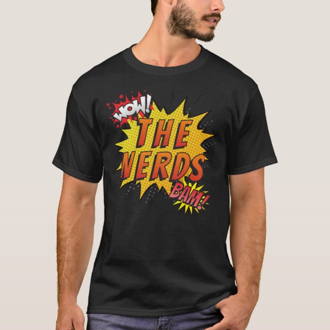 Nerds Comic Logo Shirt (Front)
