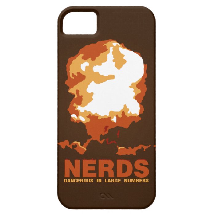 Nerds Dangerous In Large Numbers iPhone 5/5S Covers