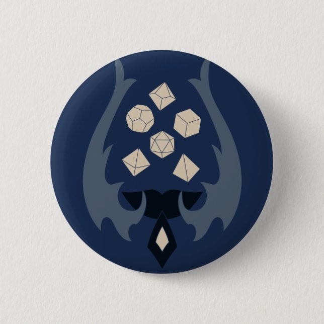 Nerds, DnD and Dorks Button (Front)