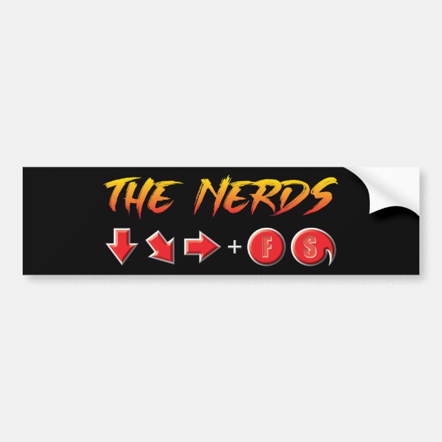 Nerds - FS Bumper Sticker (Front)