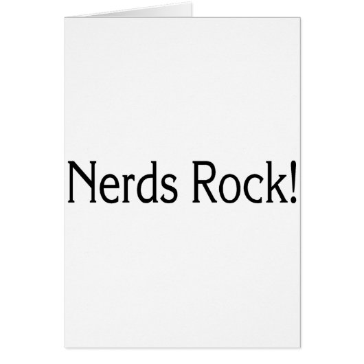 Nerds Rock Cards (Front)
