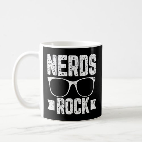 Nerds Rock Computer It Technician Geek Graphic  Coffee Mug