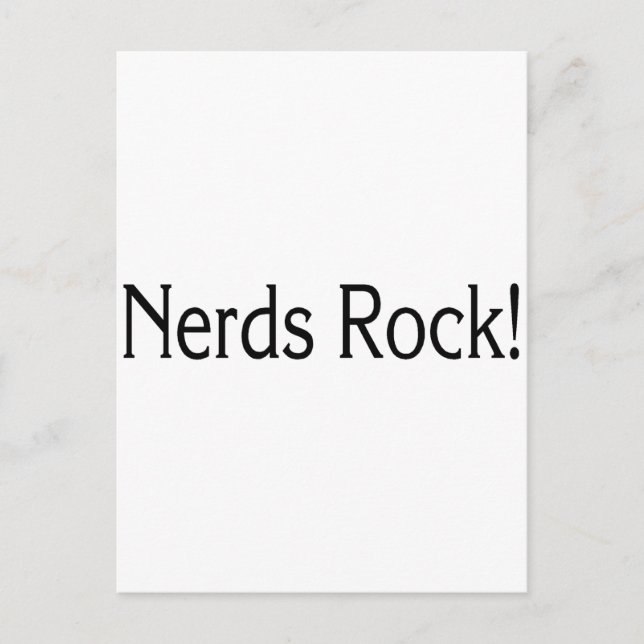Nerds Rock Postcard (Front)