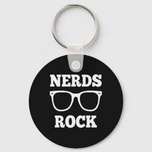 Nerds Rock T Shirt Gamer Geek Fun Cute Nerd Shirt Keychain