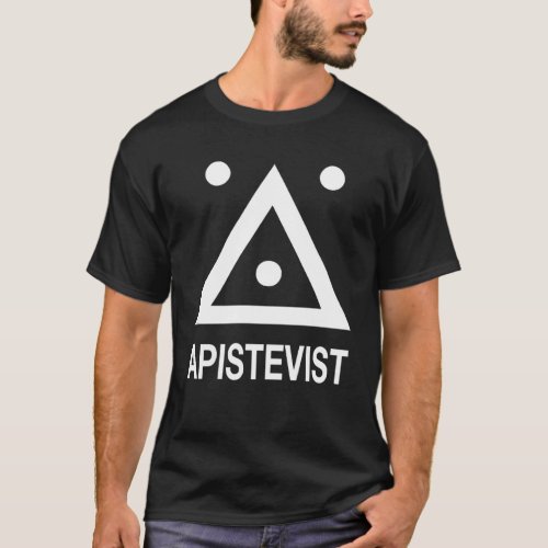 Nerdy Apistevist Rational Freethinker Atheist Athe T_Shirt