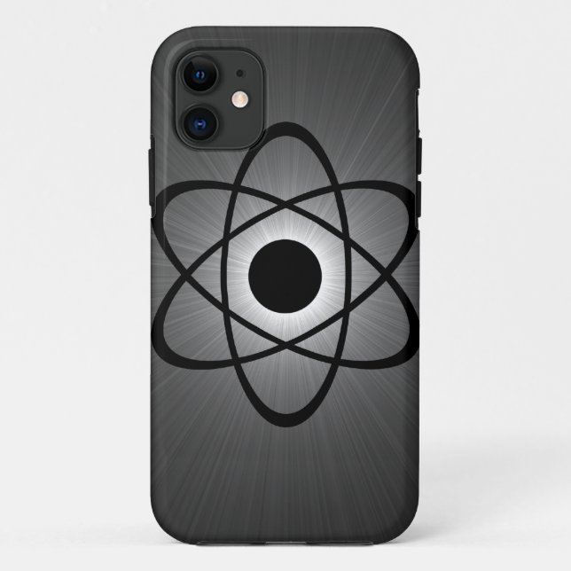 Nerdy Atomic BT iPhone 5 Case, Gray Case-Mate iPhone Case (Back)