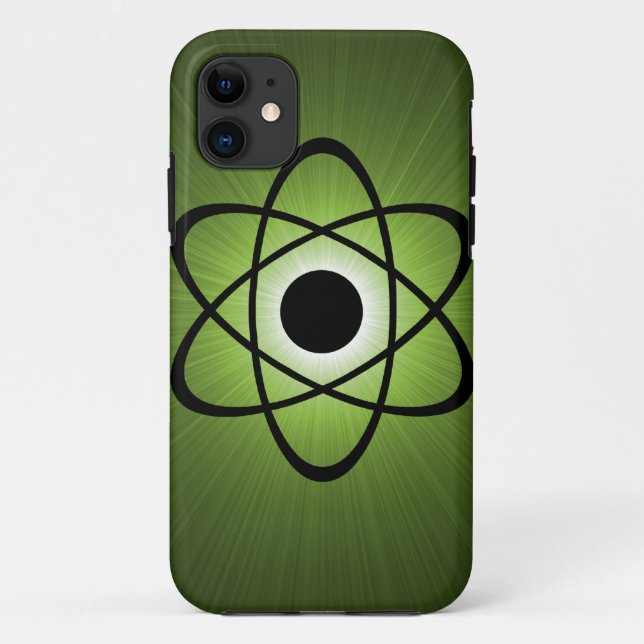 Nerdy Atomic BT iPhone 5 Case, Green Case-Mate iPhone Case (Back)