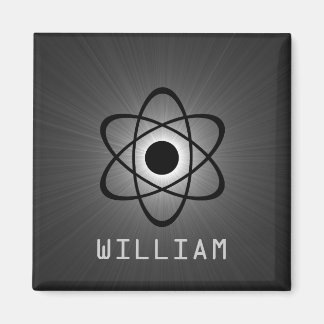 Nerdy Atomic Magnet, Gray Magnet