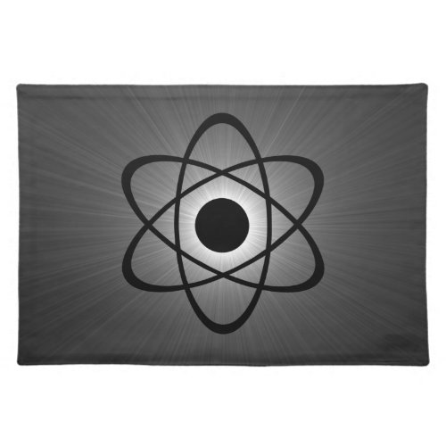 Nerdy Atomic Placemat Gray Placemat