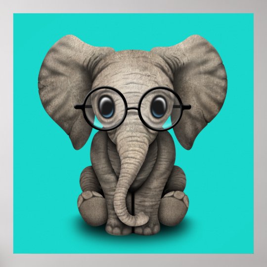 Free Free 306 Baby Elephant With Glasses Svg SVG PNG EPS DXF File