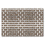 [ Thumbnail: Nerdy, Brown, 8-Bit Graphics Look Bricks Pattern Tissue Paper ]
